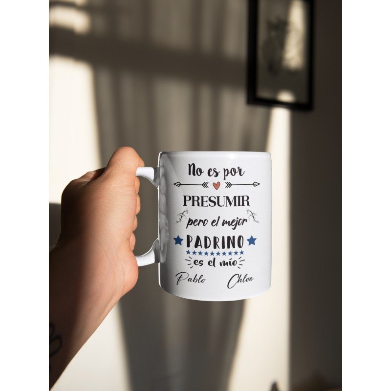 TAZA PRESUMIR DE PADRINO