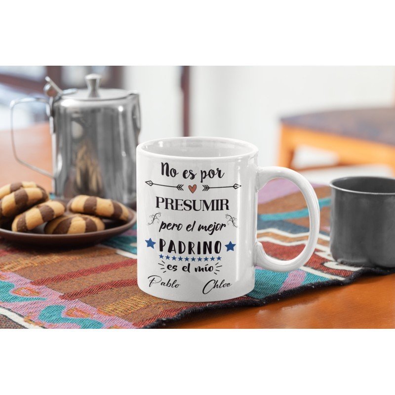 TAZA PRESUMIR DE PADRINO