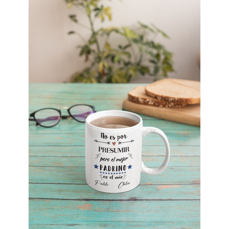 TAZA PRESUMIR DE PADRINO