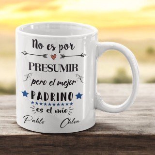 TAZA PRESUMIR DE PADRINO