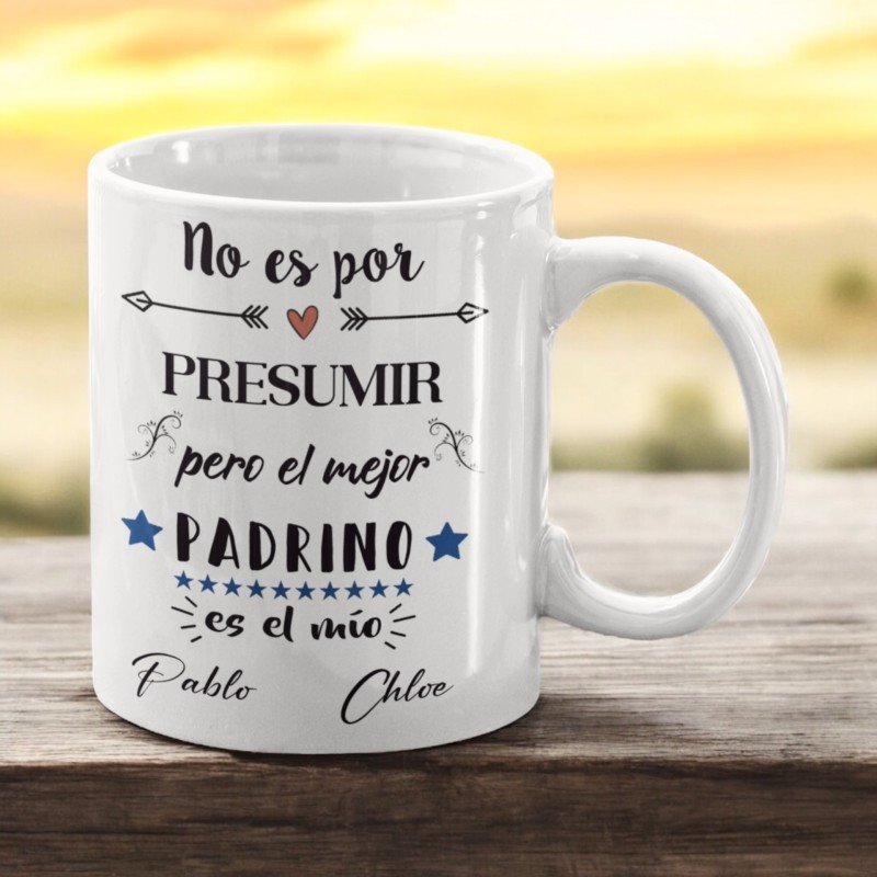 TAZA PRESUMIR DE PADRINO