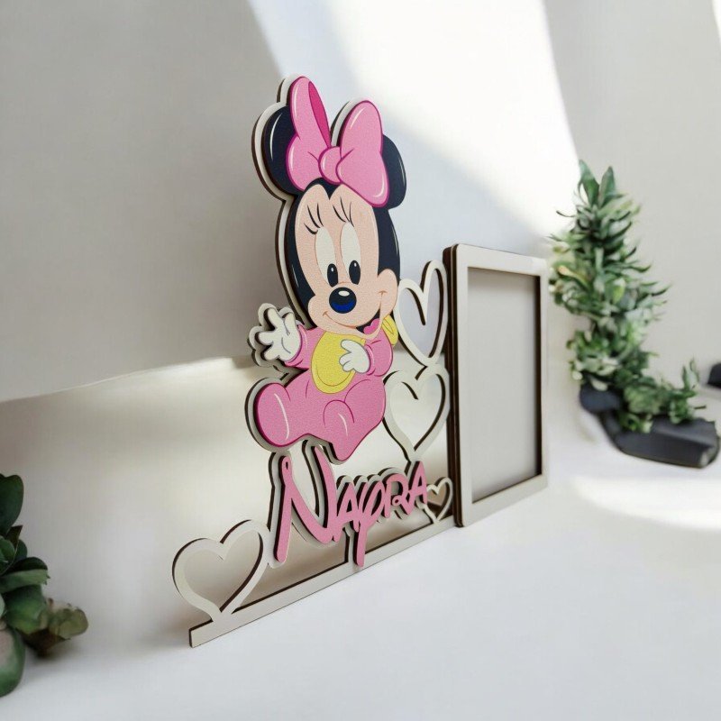 PORTA FOTOS MINNIE BEBÉ