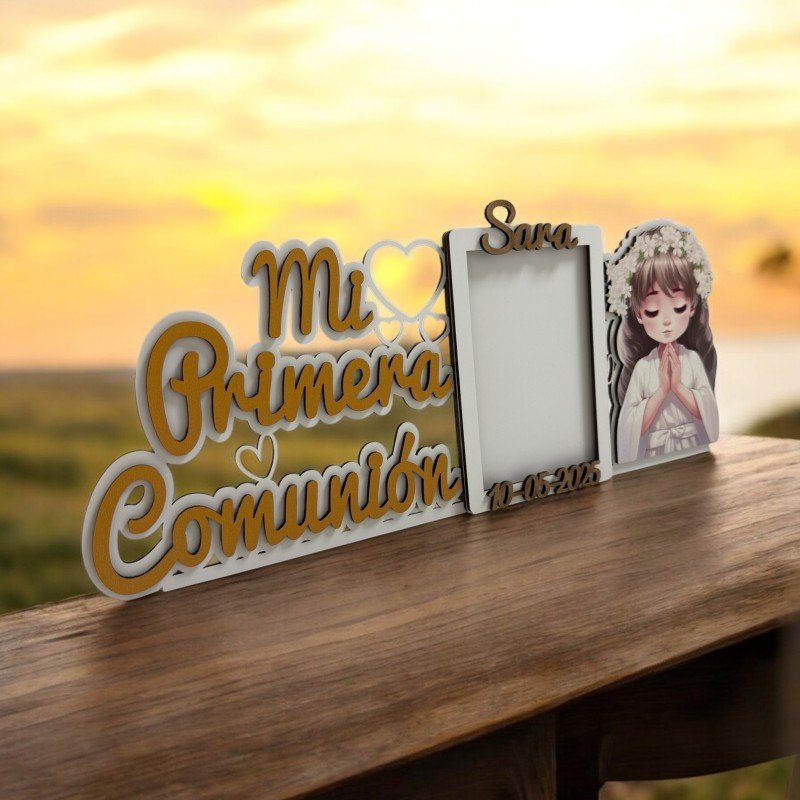 PORTA FOTOS NIÑA COMUNIÓN