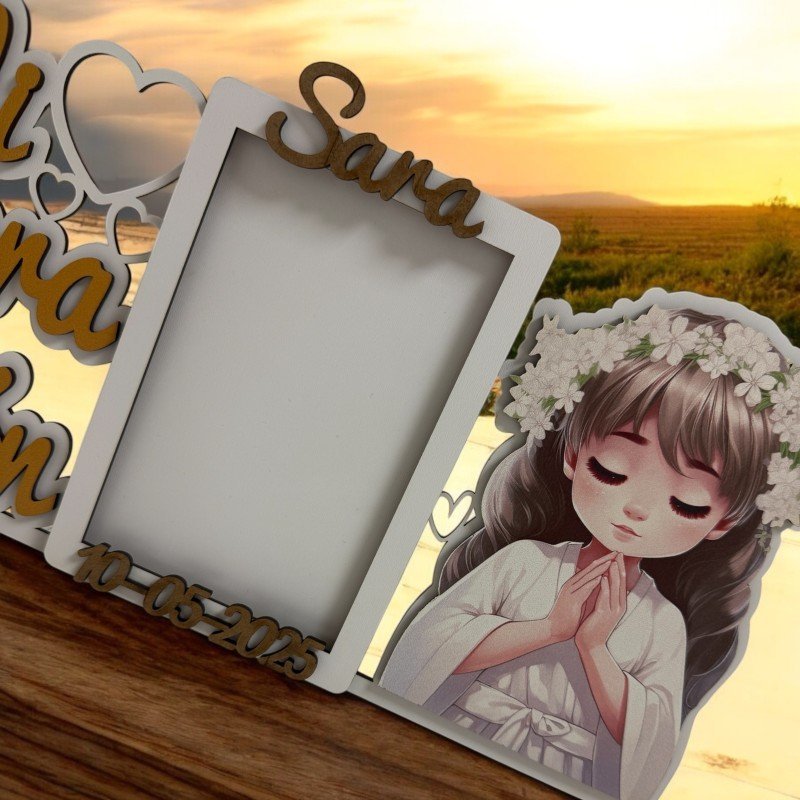 PORTA FOTOS NIÑA COMUNIÓN