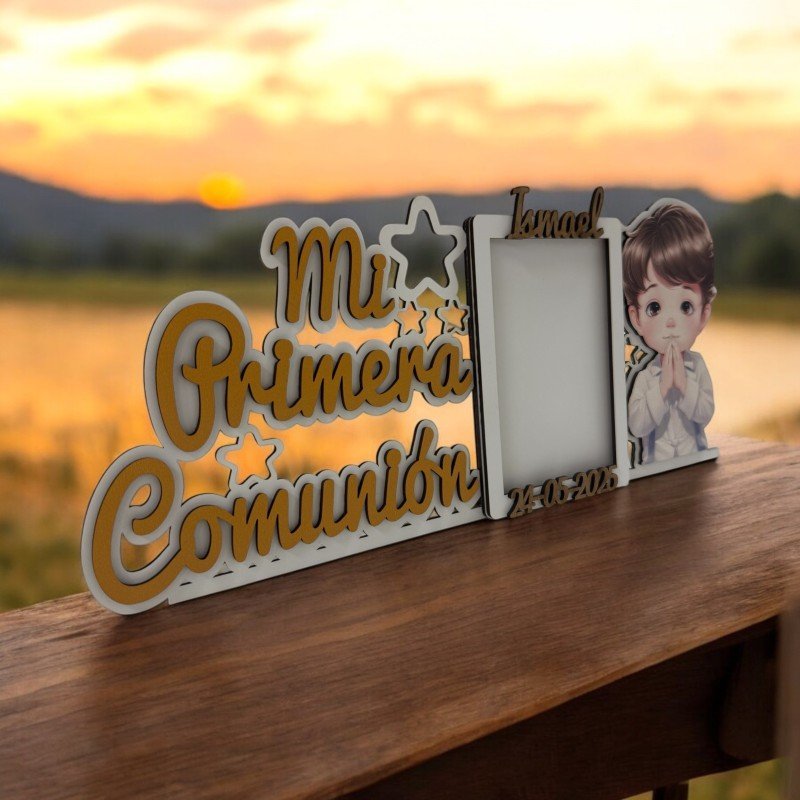 PORTA FOTOS NIÑO COMUNIÓN
