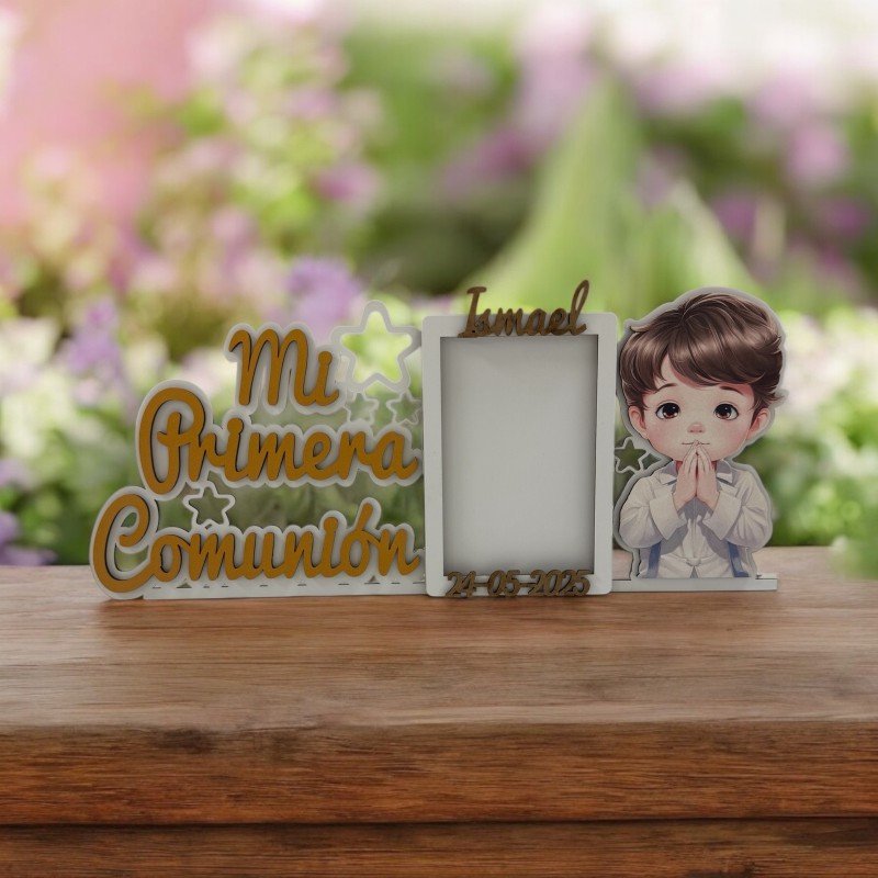 PORTA FOTOS NIÑO COMUNIÓN