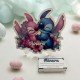 CUADRO DE FIRMAS STITCH Y ÁNGEL