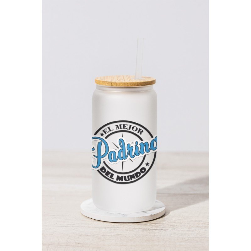 VASO CON PAJITA PADRINOS