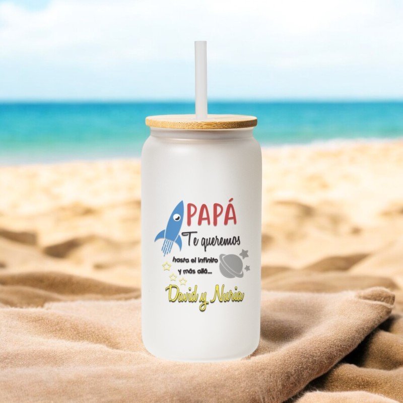 VASO CON PAJITA COHETE