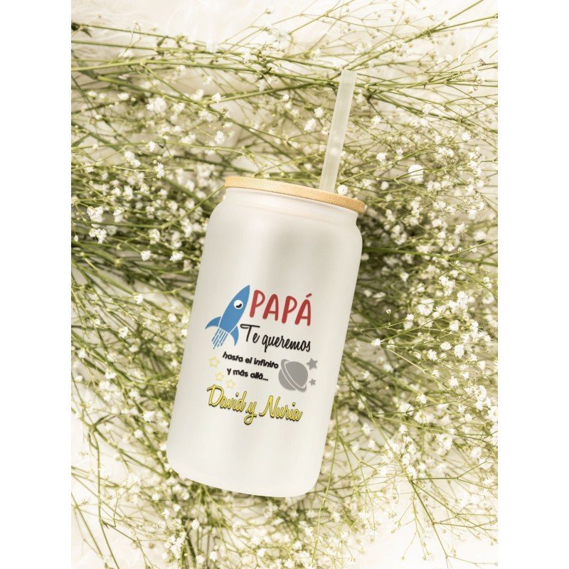 VASO CON PAJITA COHETE