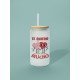 VASO CON PAJITA TE QUIERO MUCHO