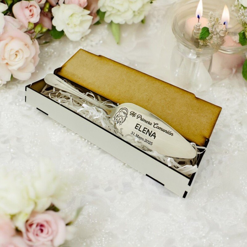 PALA TARTA CON CAJA COMUNIÓN