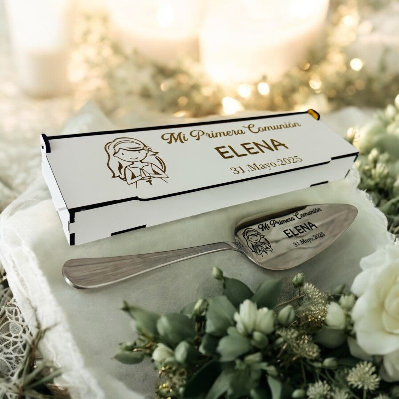 PALA TARTA CON CAJA COMUNIÓN