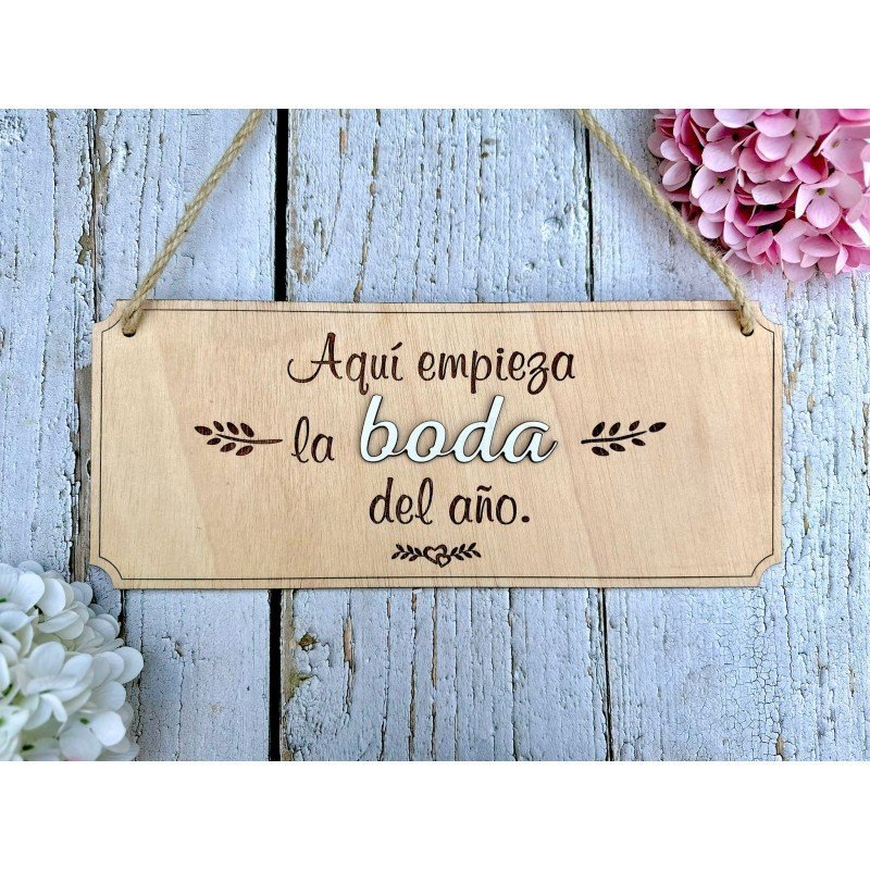 LETREROS DE BODA