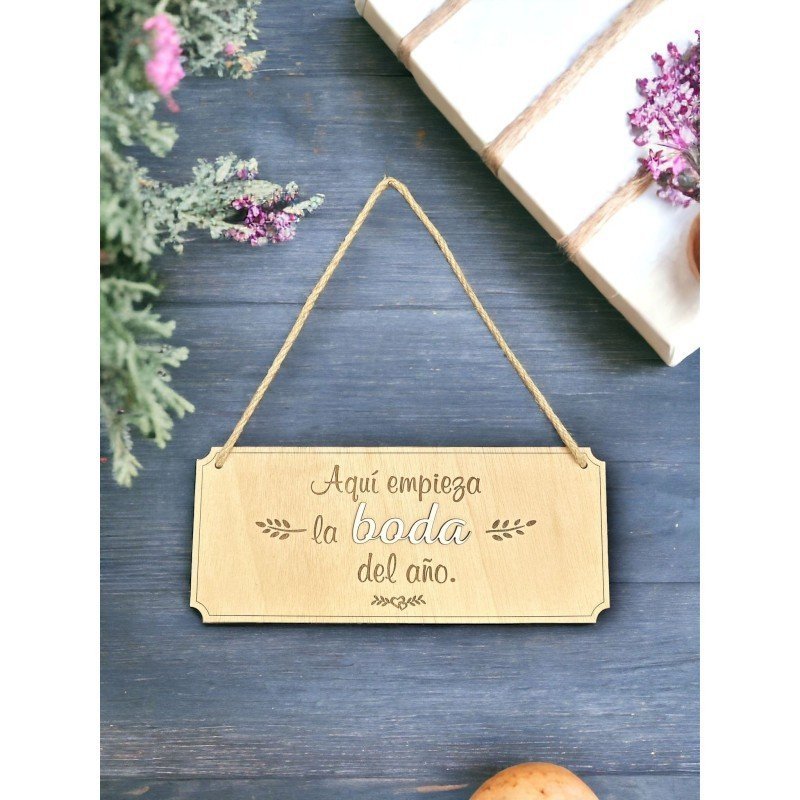 LETREROS DE BODA