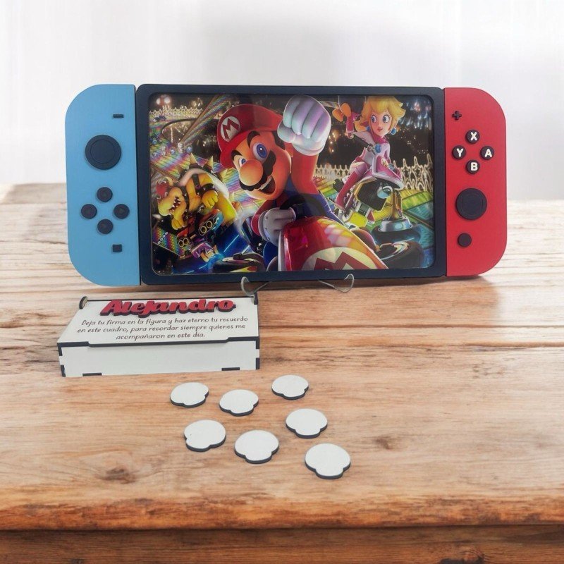 CUADRO DE FIRMAS NINTENDO SWITCH SÚPER MARIO
