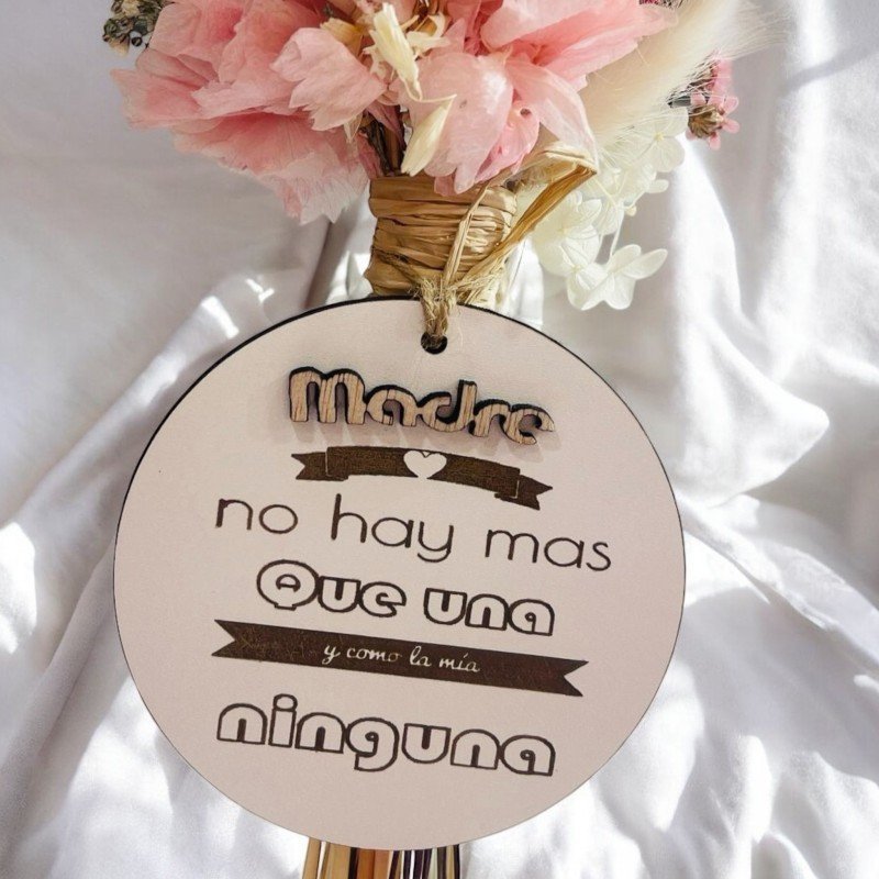 RAMITO CON PLACA MAMÁ O ABUELA