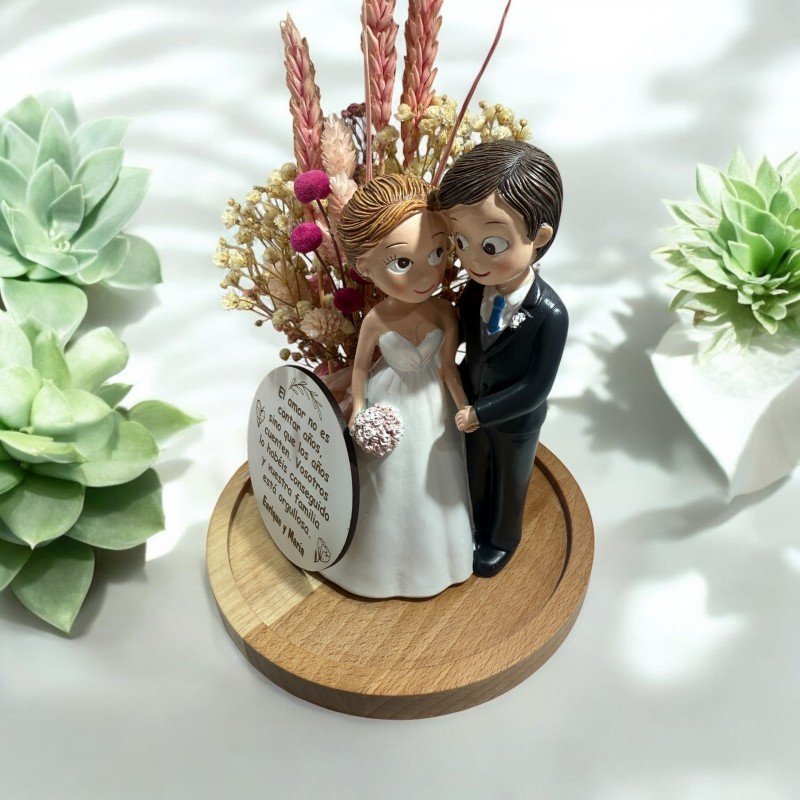 CÚPULA BODA NOVIOS CARIÑOSOS