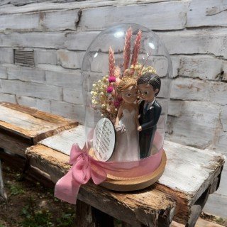 CÚPULA BODA NOVIOS CARIÑOSOS