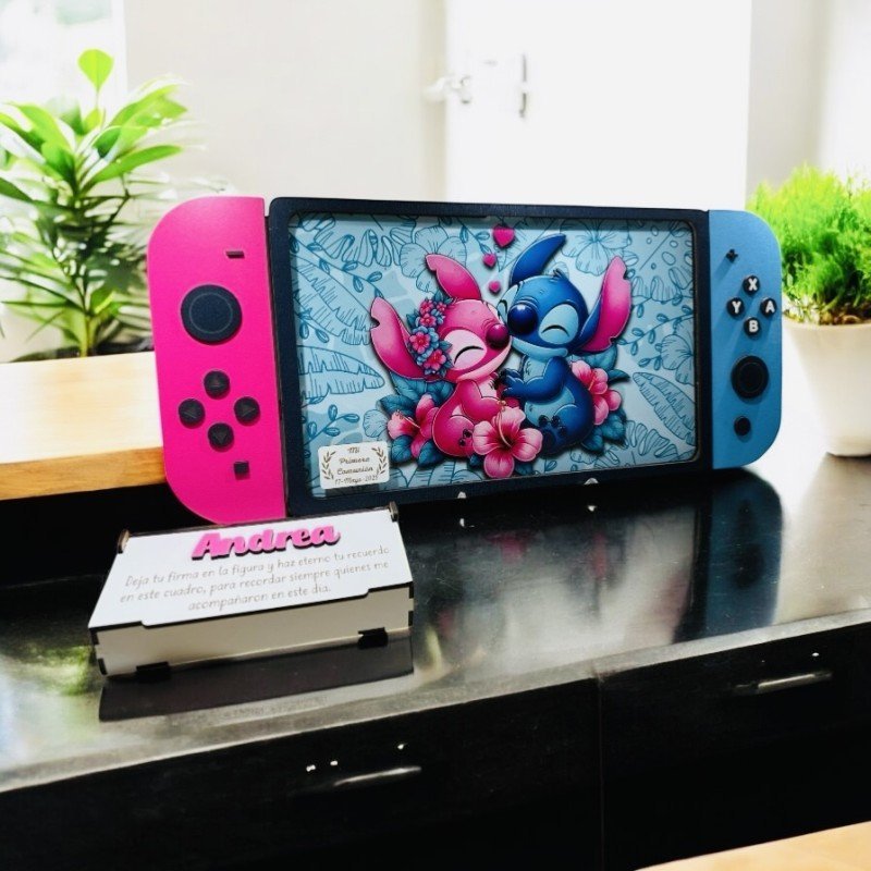 CUADRO DE FIRMAS NINTENDO SWITCH STITCH