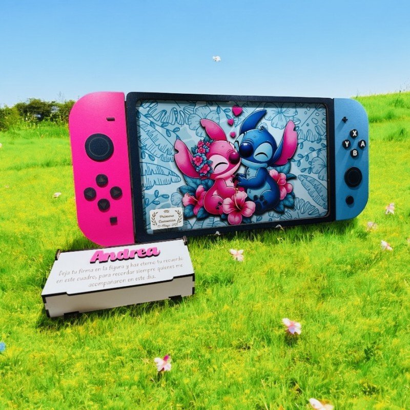 CUADRO DE FIRMAS NINTENDO SWITCH STITCH