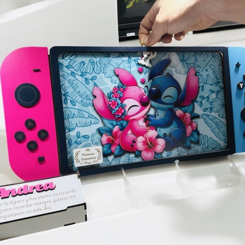 CUADRO DE FIRMAS NINTENDO SWITCH STITCH