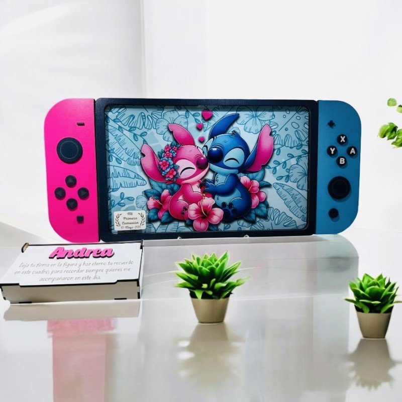 CUADRO DE FIRMAS NINTENDO SWITCH STITCH