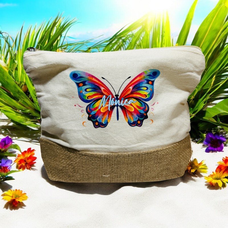 PACK BOLSA MÁS NECESER MARIPOSA