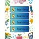 ETIQUETAS ESCOLARES LIBROS Y ROPA