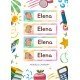 ETIQUETAS ESCOLARES LIBROS Y ROPA