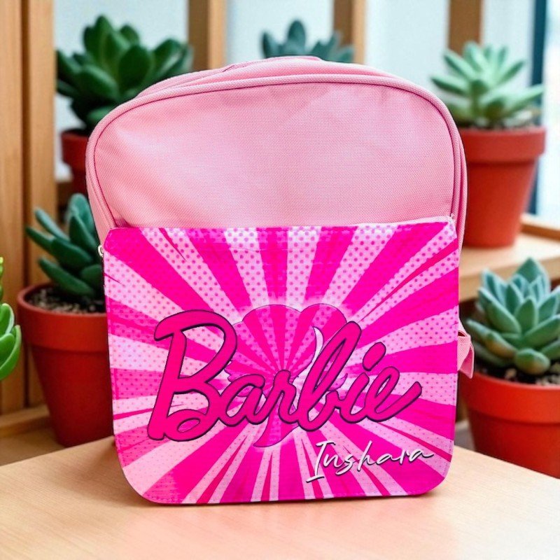 MOCHILA LONETA LOGO BARBIE