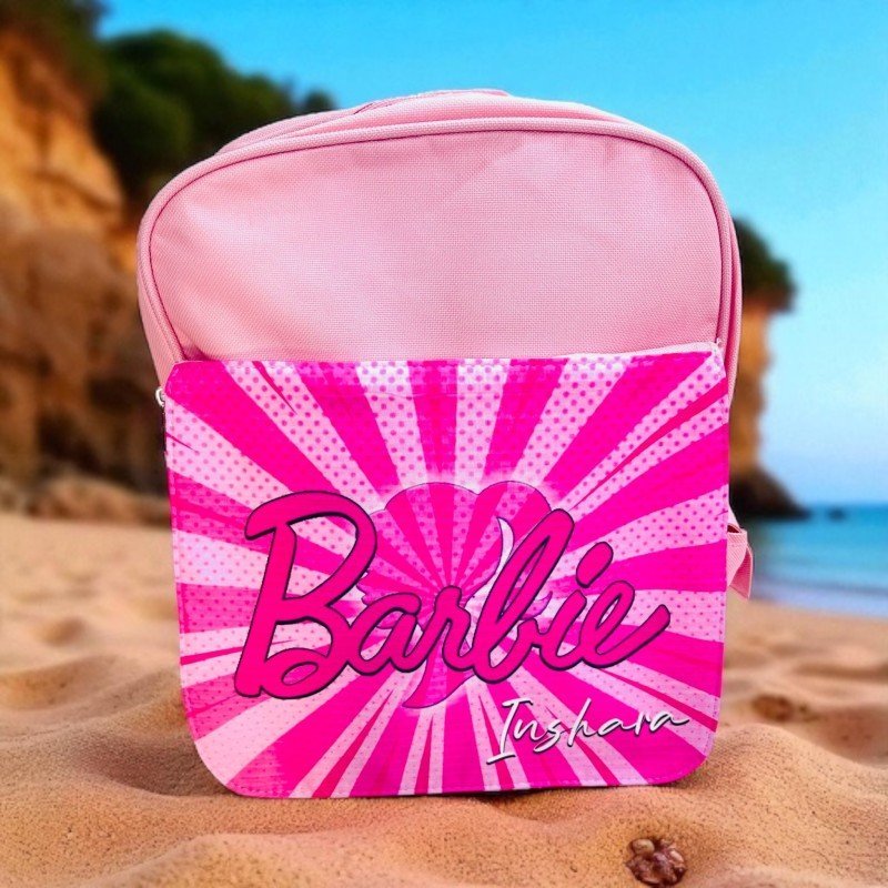 MOCHILA LONETA LOGO BARBIE