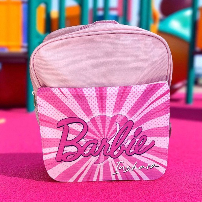 MOCHILA LONETA LOGO BARBIE