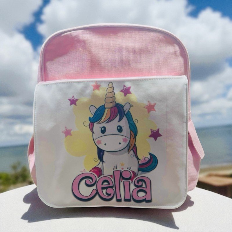 MOCHILA LONETA LOGO UNICORNIO