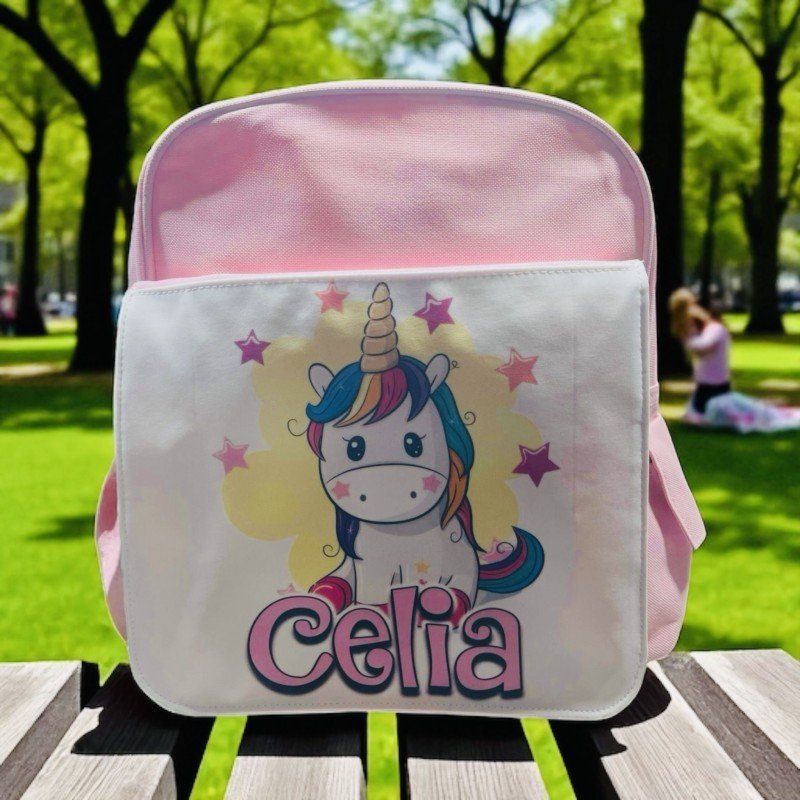 MOCHILA LONETA LOGO UNICORNIO
