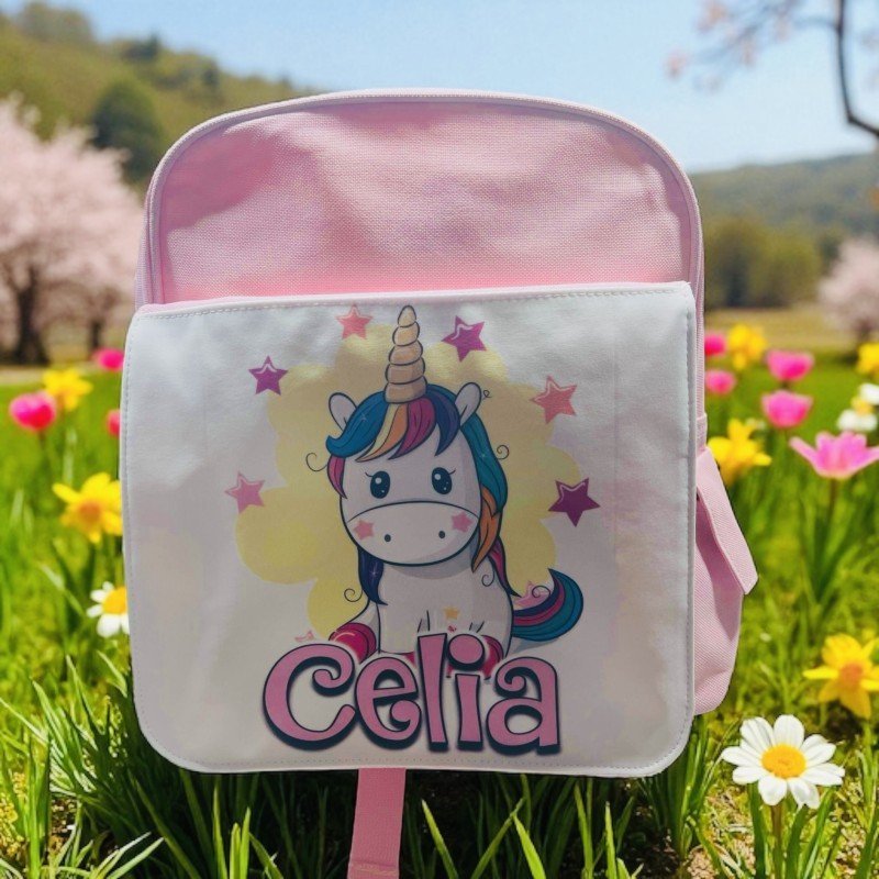 MOCHILA LONETA LOGO UNICORNIO