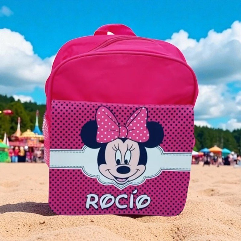 MOCHILA LONETA MINNIE LAZO
