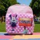 MOCHILA LONETA MINNIE LETRERO