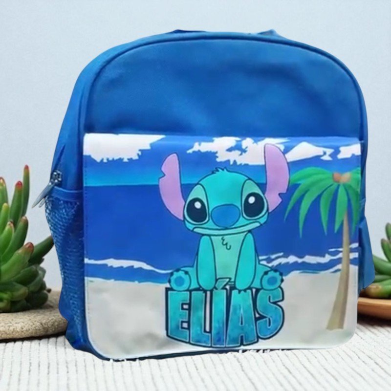 MOCHILA LONETA STITCH PALMERA