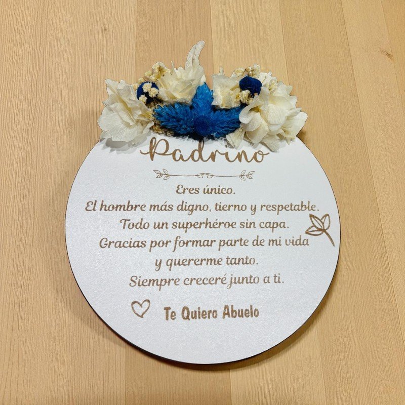 PLACA PADRINOS