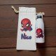 BOTELLA ASA SILICONA SPIDERMAN + BOLSA