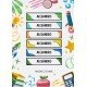 ETIQUETAS ESCOLARES LIBROS Y ROPA