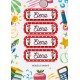 ETIQUETAS ESCOLARES LIBROS Y ROPA