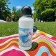 BOTELLA DOBLE TAPÓN STITCH Y ÁNGEL SURF