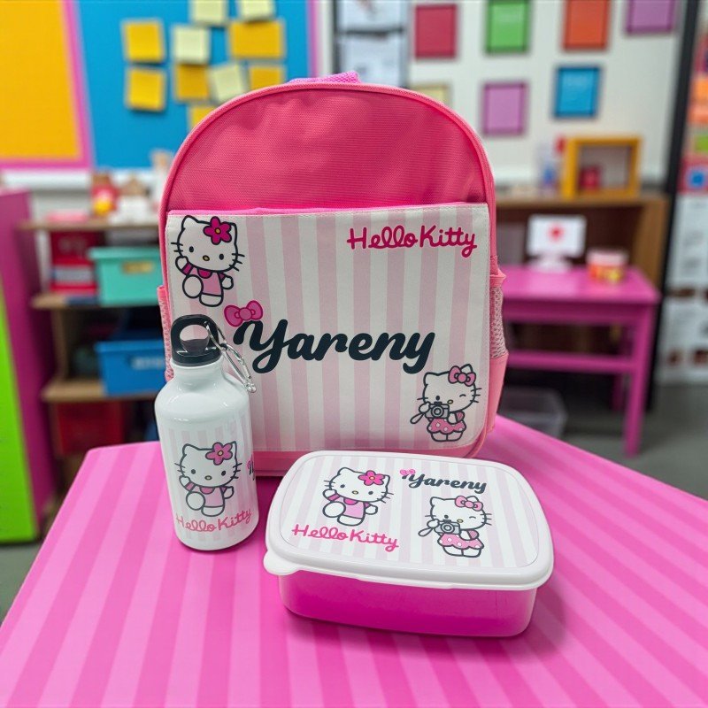 CONJUNTO VUELTA AL COLE HELLO KITTY