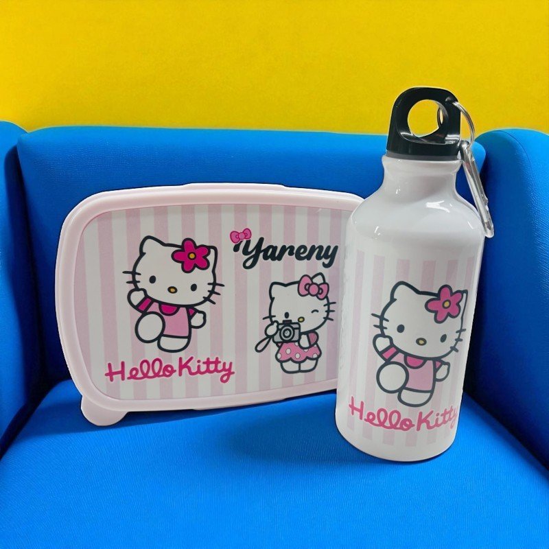 PACK FIAMBRERA + BOTELLA HELLO KITTY