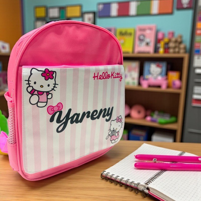 MOCHILA LONETA HELLO KITTY