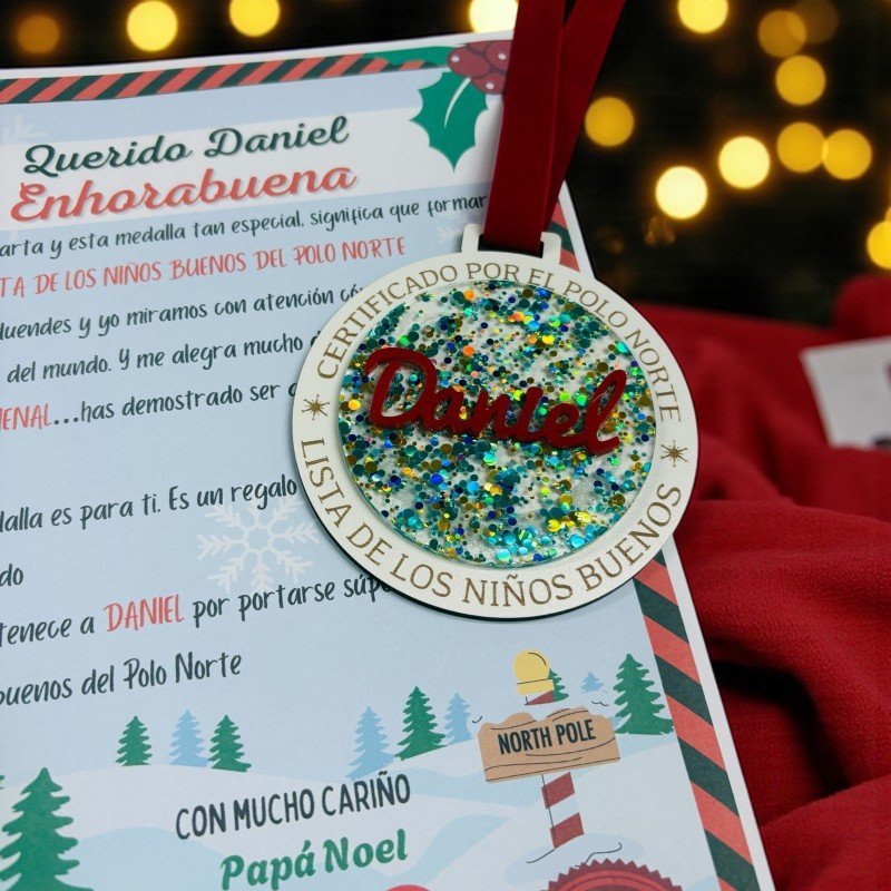 MEDALLA DEL POLO NORTE PARA LOS NIÑOS BUENOS