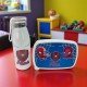 PACK FIAMBRERA + BOTELLA ASA DE SILICONA SPIDERMAN
