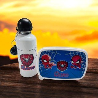 PACK FIAMBRERA + BOTELLA SPIDERMAN